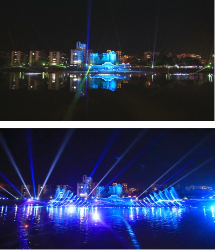 龙岩中心城区红色旅游精品线路项目（龙津滨河景观旅游体验带）灯光秀水秀工程